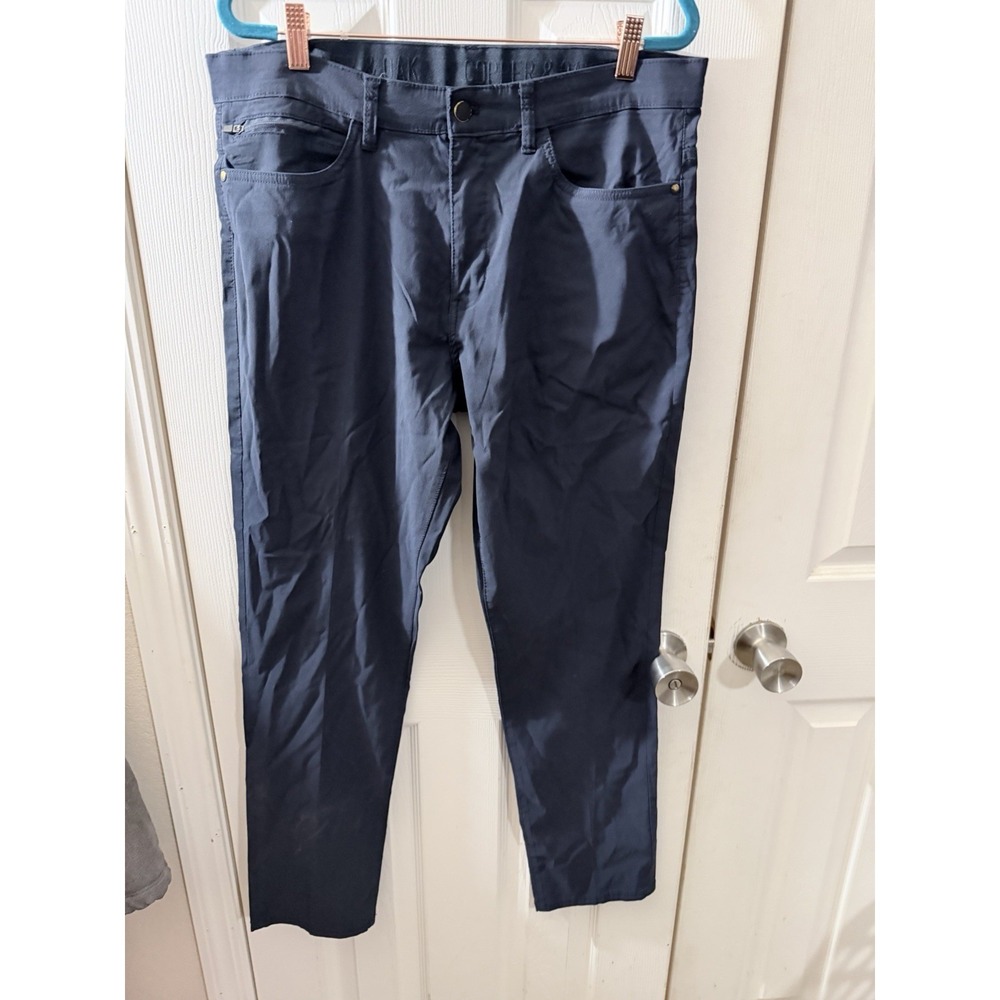 Copper Oak Pants 36x32 Mens Momentum Performance Stretch Flex Waist Blue